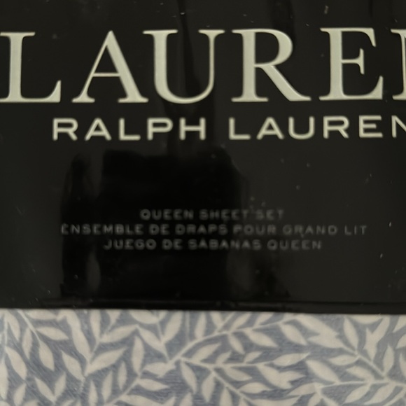 Ralph Lauren bedding, queen sheet set - Picture 2 of 5